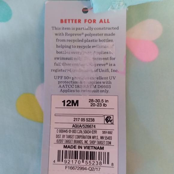 CAT & JACK BATHING SUIT - Picture 3 of 3